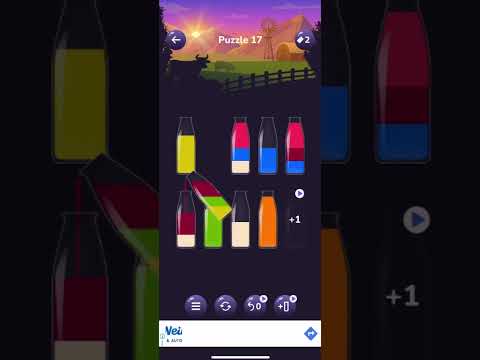 Event5 Brain Teaser! Puzzle17 WaterColorSort Madness! #arcadegames #games