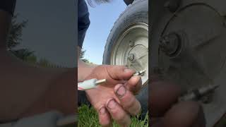 How to take out and put in a valve stem core