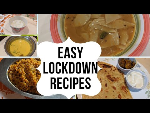 5 Easy lockdown recipes | Quick meal ideas with minimal grocery & no veggies | Maharashtrian recipes