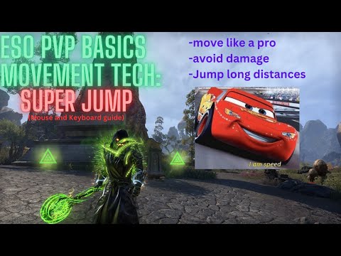 Elder Scrolls Online PVP Movement Tech: Super Jump