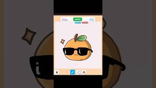 Drawing Orange in Speed Draw ROBLOX ☺️🤩✨🍊#speeddrawing #art #speeddraw