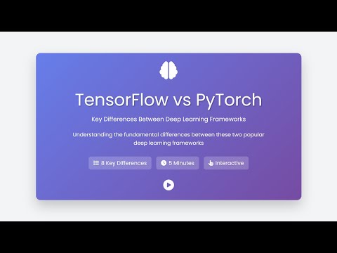 Tensorflow VS PyTorch - Key Differences Between Deep Learning Frameworks