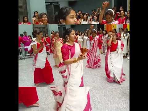 Durga Puja celebration at Jain University school of Allied Health and Science.
