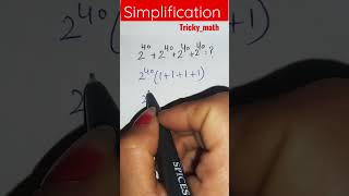 simplification #mathshorts #knowledge #trickymath #trending #youtubeshorts