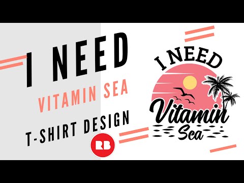 I NEED VITAMIN SEA | T-SHIRT DESIGN | FOR👕MEN'S &👚WOMEN'S