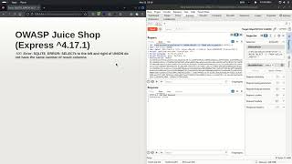Database Schema - SQL Injection | OWASP Juice Shop Solution