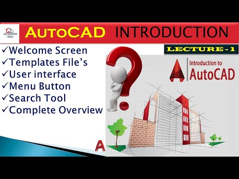 AUTOCAD INTRODUCTION for Civil/ME  Class -1