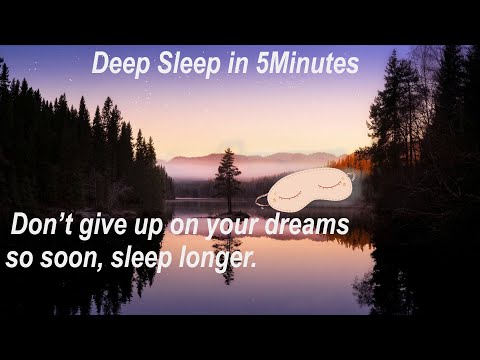 [You Will Fall Asleep in 5 Minutes] Fall Asleep Fast | Soft Piano |Sleeping Music For Deep Sleep
