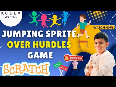 🎮 Epic Jumping Sprite Over Hurdles Game | Fun Gameplay! 🧠 By Omaansh Aggarwal – Kodex Academy