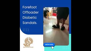 Your feet,your style,our expertise.Step into confidence with our Forefoot Offloader Diabetic Sandals