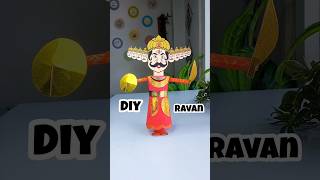 Ravan Banana itna easy ?? #dussehra #diy #ravan #craft
