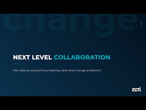 Next-level #collaboration: How an autonomous cleaning robot drives change at Kärcher | Talk at #HM24