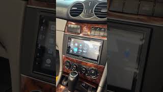 Mercedes CLK Goes Wireless CarPlay Android Auto KENWOOD DMX7722DABS #mercedes #mercedesclk #caraudio