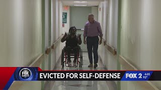Evicted for self-defense?
