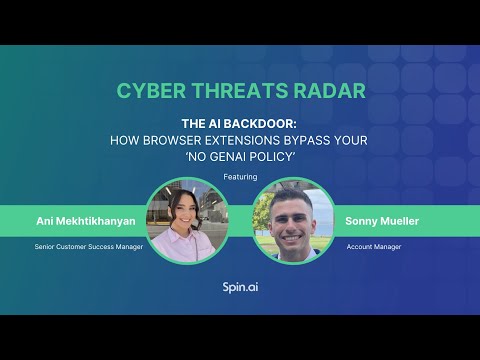 SSPM | The AI Backdoor: How Browser Extensions Bypass Your ‘No GenAI Policy