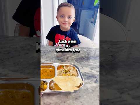 Lunch scene in a multicultural family #trending #familychannel #vlog