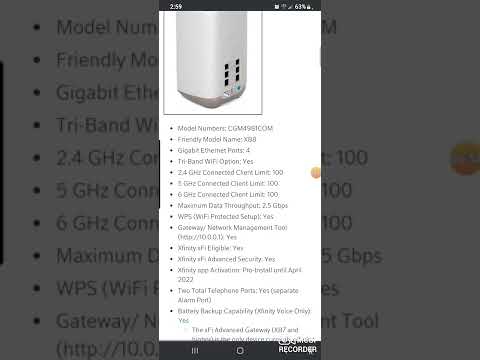 Xfinity XB8 10 Gig WiFi Modem