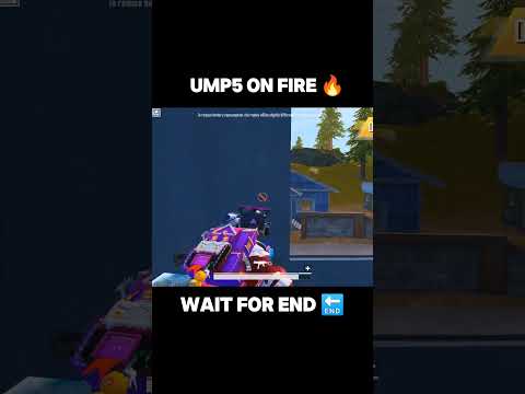 Ump5 on fire 🔥 wait for end 🔚 #bgmi #bgmi1vs4clutchtipsandtricks #battleroyalegame #bgmishorts