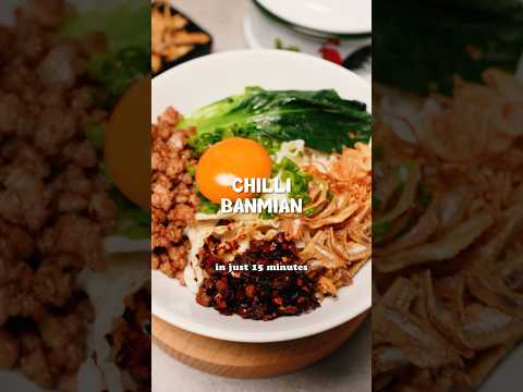 How to Make the BEST Chilli Ban Mian at Home