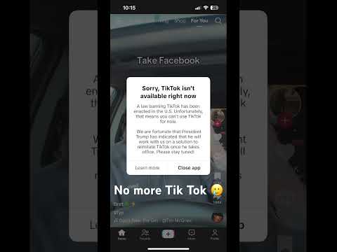 Well #TikTok is officially offline for now #usgovernment #tiktokban
