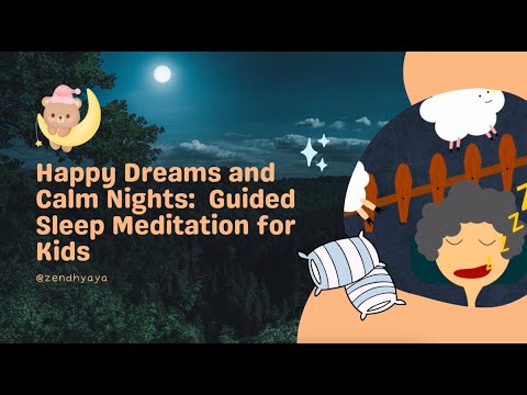 🌈 Happy Dreams and Calm Night | Guided Sleep Meditation for Kids 🌈