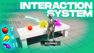 Complete Interaction System (Items, Outline Effect, On Hovered & UI) - Unreal Engine 5 Tutorial