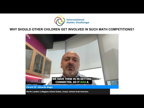 Why should other children get involved in such math competitions?