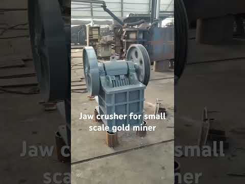 Small jaw crusher designed for small scale gold miners #jaw crusher #gold #mining #jinchan