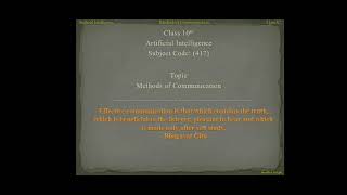 Methods of communication class 10 AI/IT code 417/402 | Part 1 | Notes for exam 24-25