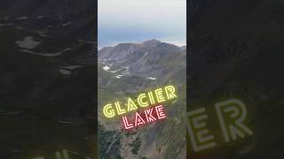 Glacier Lake Beartooth mountains Mt #montana #406 #dronevideo #shorts #beartoothpass #explore