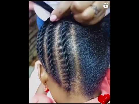 🦋protective-styles What do you call this technique? It’s giving Senegalese Flat Twist!🖤🔥