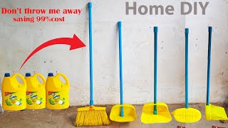 Don't threw away how to make dustpan from plastic bottle , #wateridea #diy