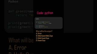 comment correct output #codingreels #pythontricks #codeconfusion #learnpython #programmingreels