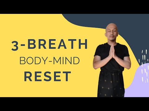 3 Breath RESET Meditation for Stage Fright, Performance Anxiety, and Switching Between Tasks