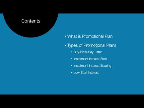 Promotional Plans