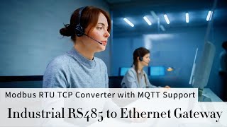 Industrial RS485 to Ethernet Gateway - Modbus RTU TCP Converter with MQTT Support (Factory Direct)