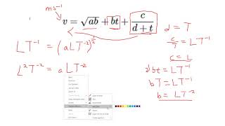 Dimensional Analysis - A level, STPM & AS level physics