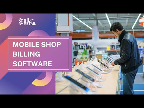 Mobile Shop Billing and Inventory Management in Elixr Retail Software