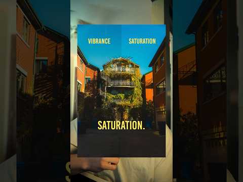 Vibrance VS Saturation which is better