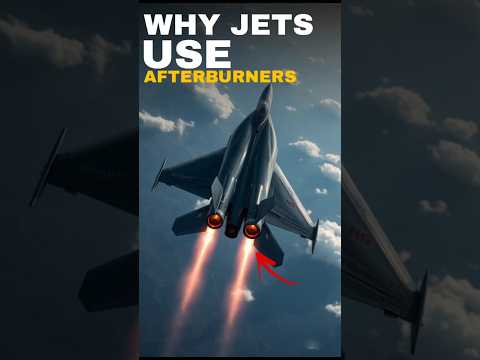 Why Jet Fighters Use Afterburners! #trending #video #facts #airport #shorts