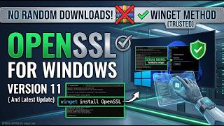 How to Install OpenSSL on Windows 10/11 (No Random Downloads — winget Method) ?