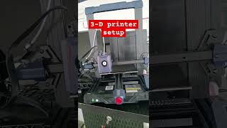 3-D printer setup. #3dprinting #3dmodeling #3dprinter #robotics #roboticsforkids #arduino #viral