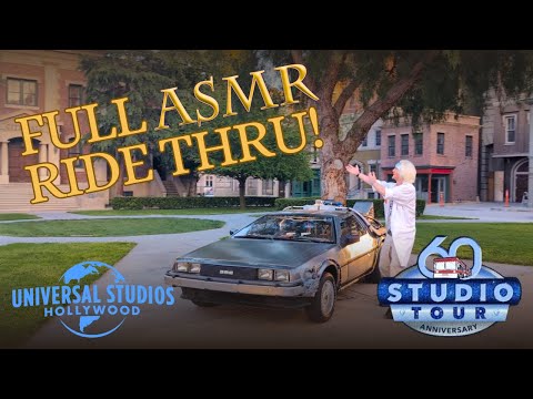 Universal Hollywood Studio Tour 60th Anniversary 🚌 ASMR Full Ride Thru ✨ Amusement #ASMR
