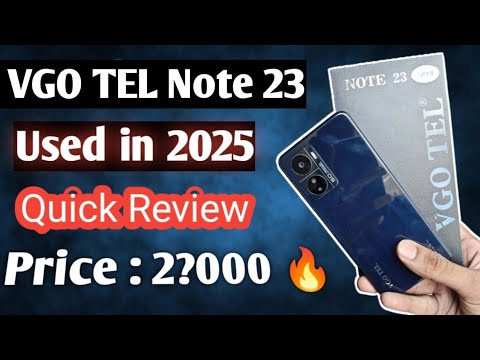 Vgo Tel Note 23 Used Price | Quick Review