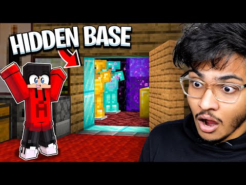 I MADE A SECRET HIDDEN BASE | MINECRAFT PART 13