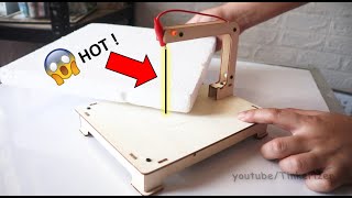 HOW TO MAKE A FOAM CUTTING MACHINE ? #diy #technology #project
