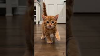 Tiny Kitten Takes on a Rottweiler! 🐾