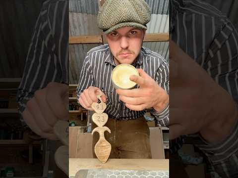 Making a Lovespoon #ireland #wales #lovespoon #traditional #sycamore #carving #marriage