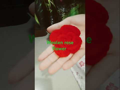 #woolencraft #rose #flower #idea 🌹