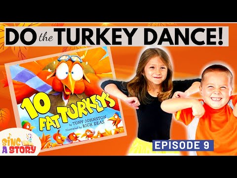 📚 COUNTING PRACTICE (1-10) with 10 FAT TURKEYS | INTERACTIVE Kids Thanksgiving Sing-Along Read-Aloud
